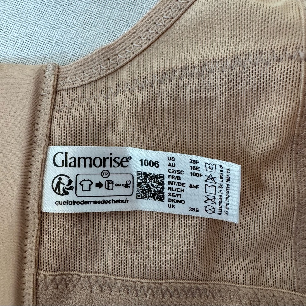 Glamorize 38E Women's Tan Bra No Underwire 0057 - Picture 8 of 16